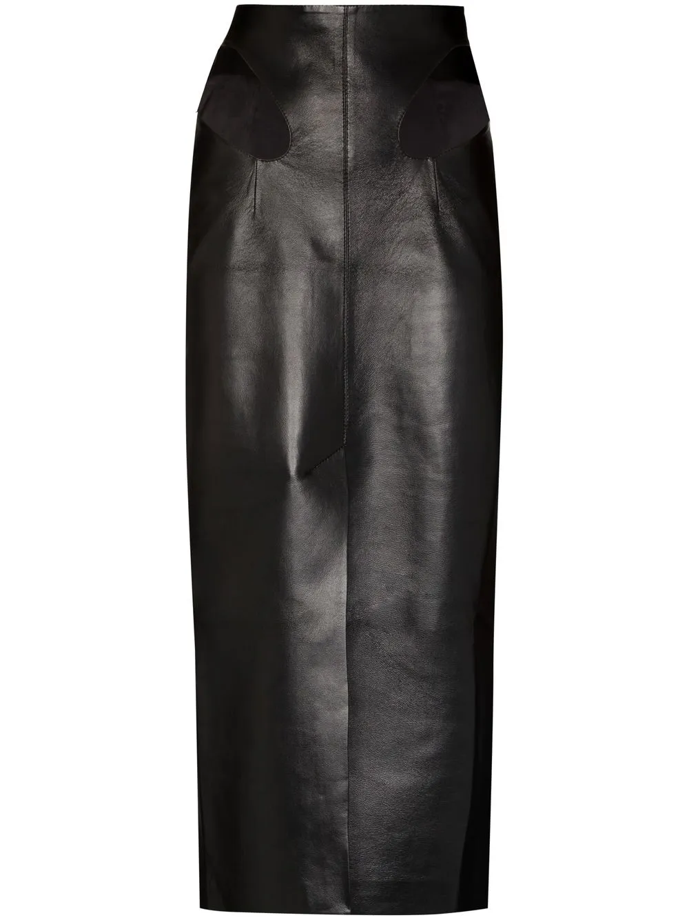 

Materiel cut-out pencil skirt - Black