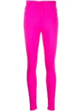 Balenciaga Satin Stretch high-waisted leggings - Pink