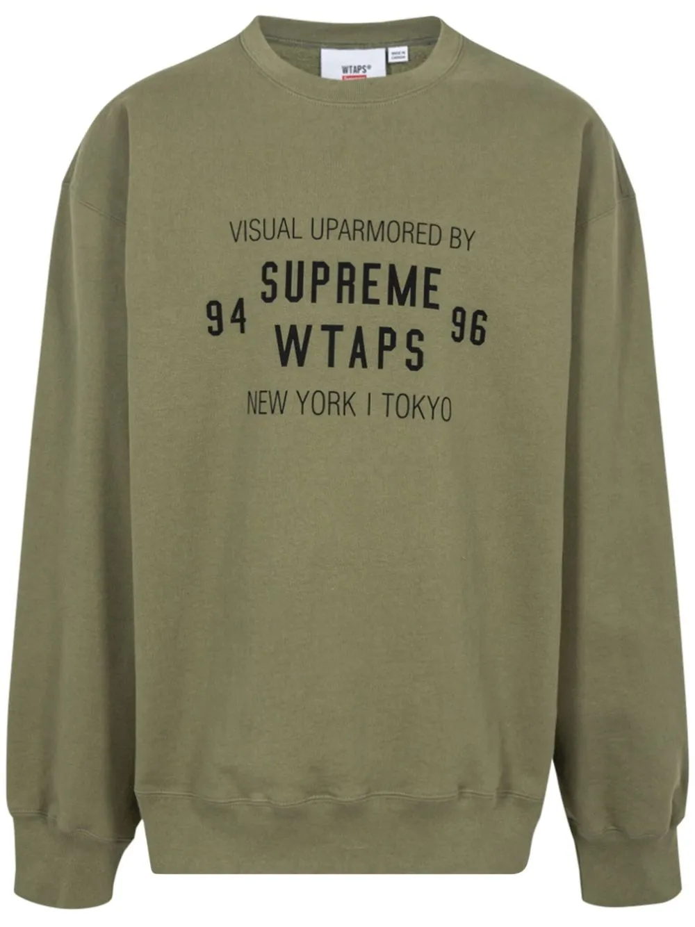 x WTAPS crew-neck sweatshirt