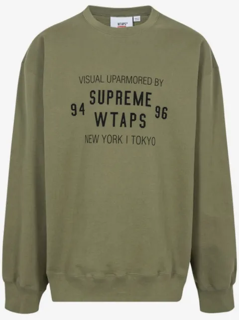 Supreme x WTAPS crew-neck sweatshirt