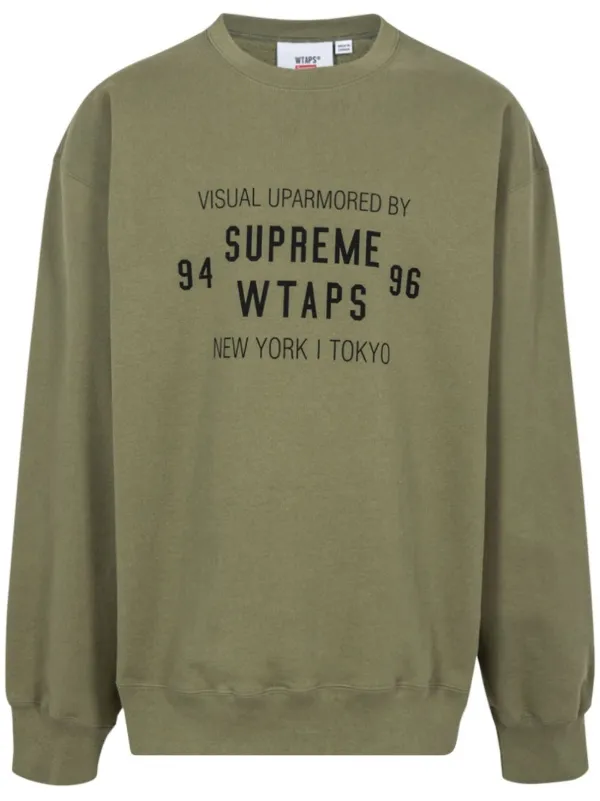 Supreme x WTAPS crew-neck Sweatshirt - Farfetch