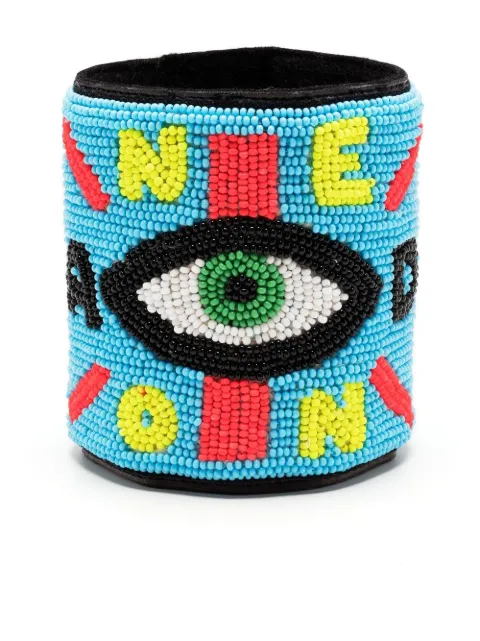 Walter Van Beirendonck pulsera con detalle de ojo
