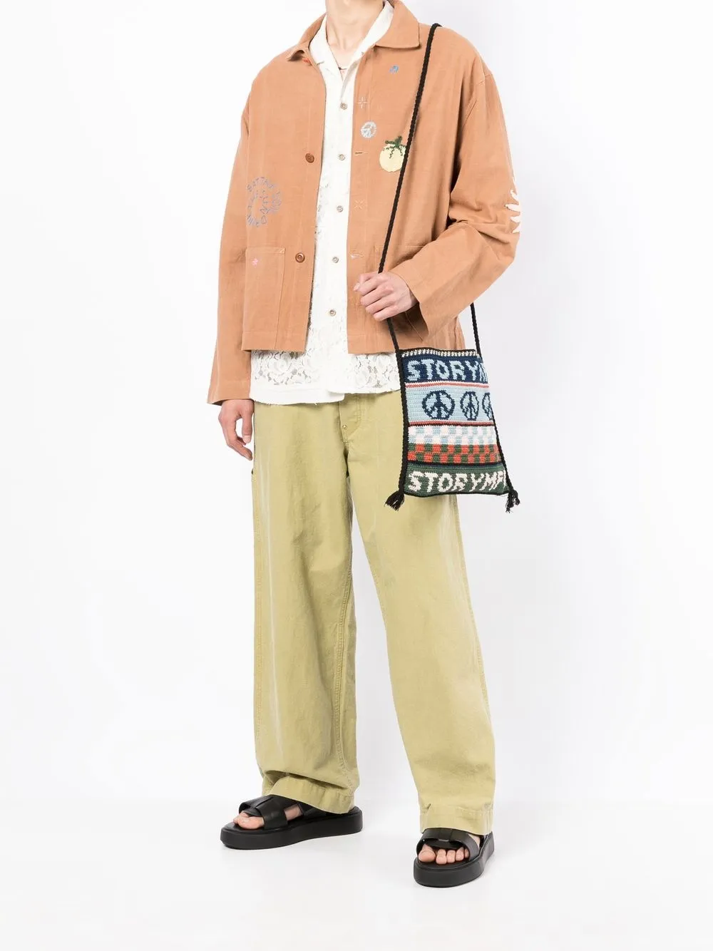 STORY mfg. Stash クロシェ トートバッグ - Farfetch