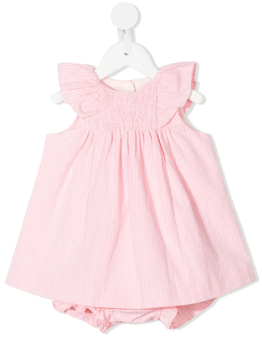 

NANOS striped cotton dress - Pink