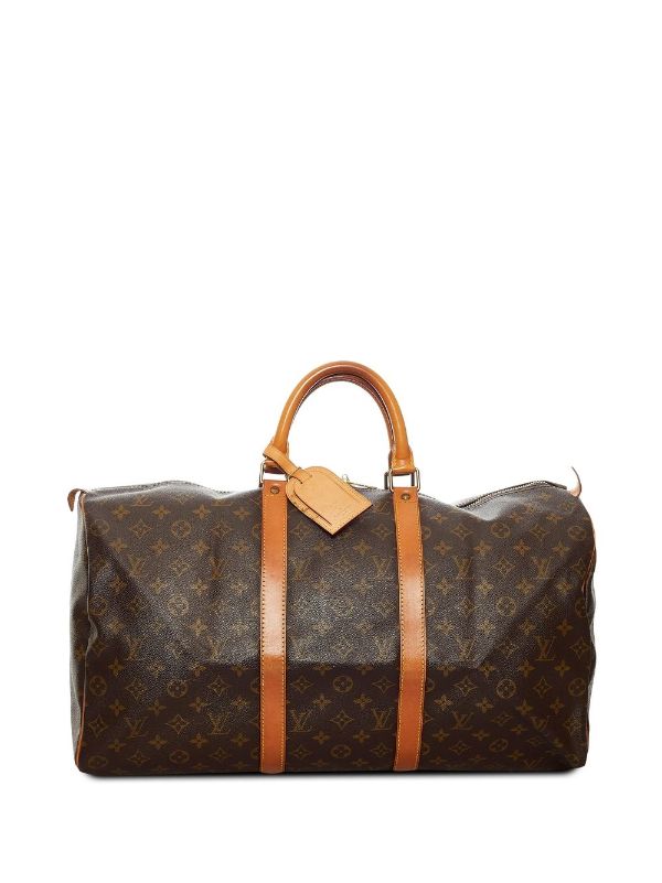 Shop for Louis Vuitton Black Epi Leather Keepall 50 cm Duffle Bag Luggage -  Shipped from USA