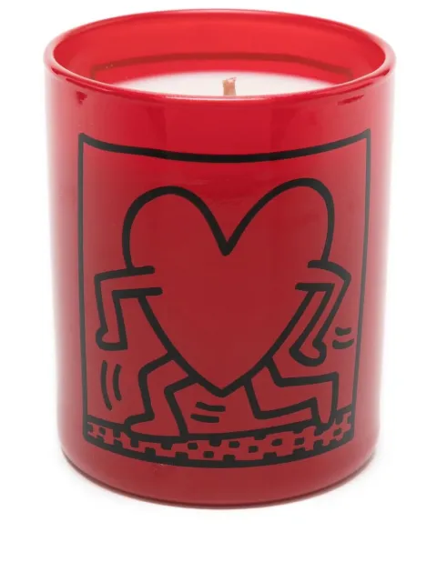 Ligne Blanche Keith Haring Running Heart candle