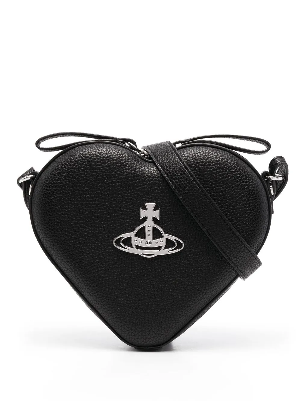 Vivienne Westwood Louise Heart Crossbody Bag in White