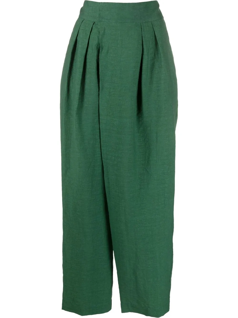 

Uma Wang wrap pleated trousers - Green