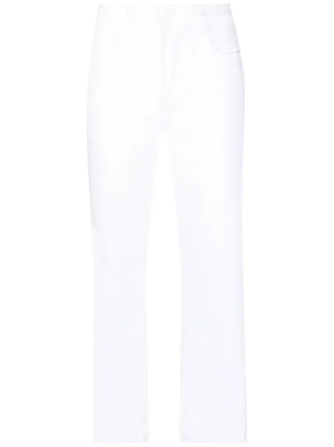 L'Agence cropped straight-leg jeans