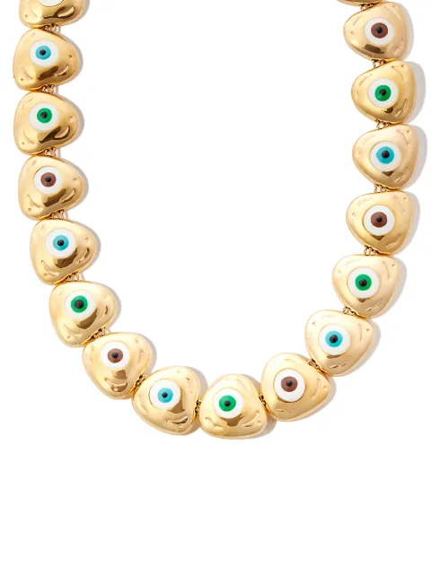 Lauren Rubinski Collana Evil Eye in oro giallo 14kt