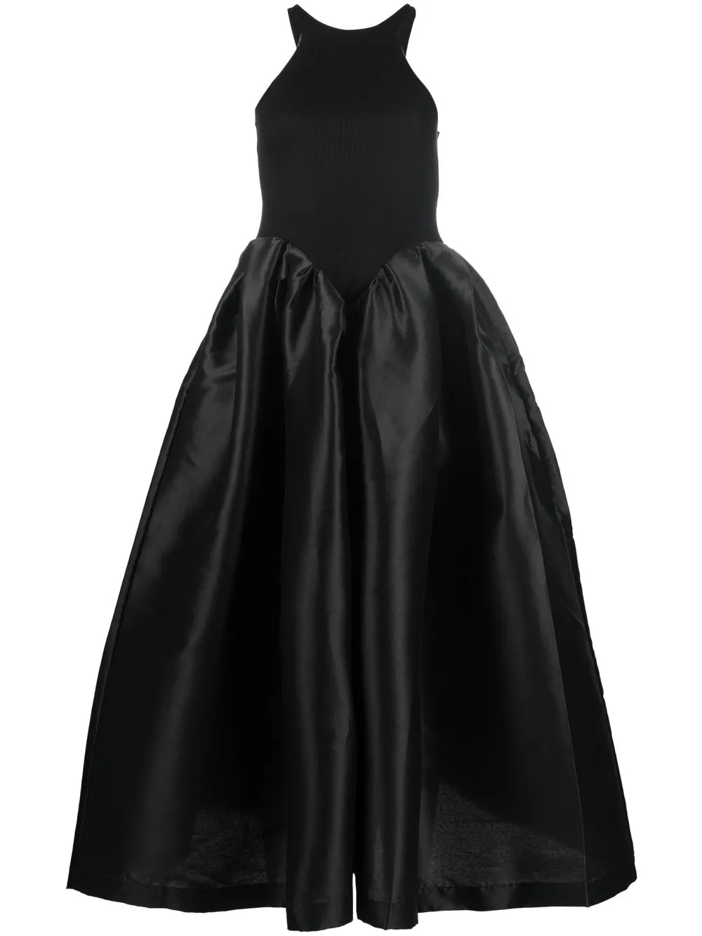 

Marques'Almeida vestido midi sin mangas - Negro