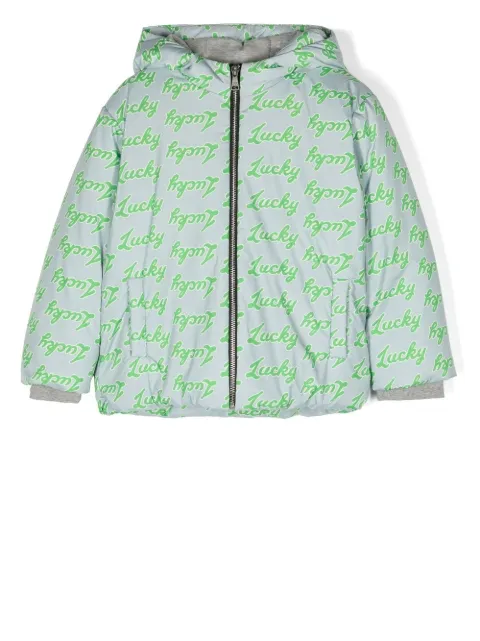Natasha Zinko Kids Jaqueta acolchoada com logo