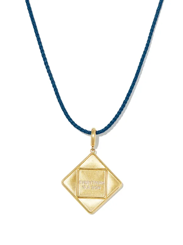 Lauren Rubinski 14kt Yellow Gold Everything Is a Sign Necklace