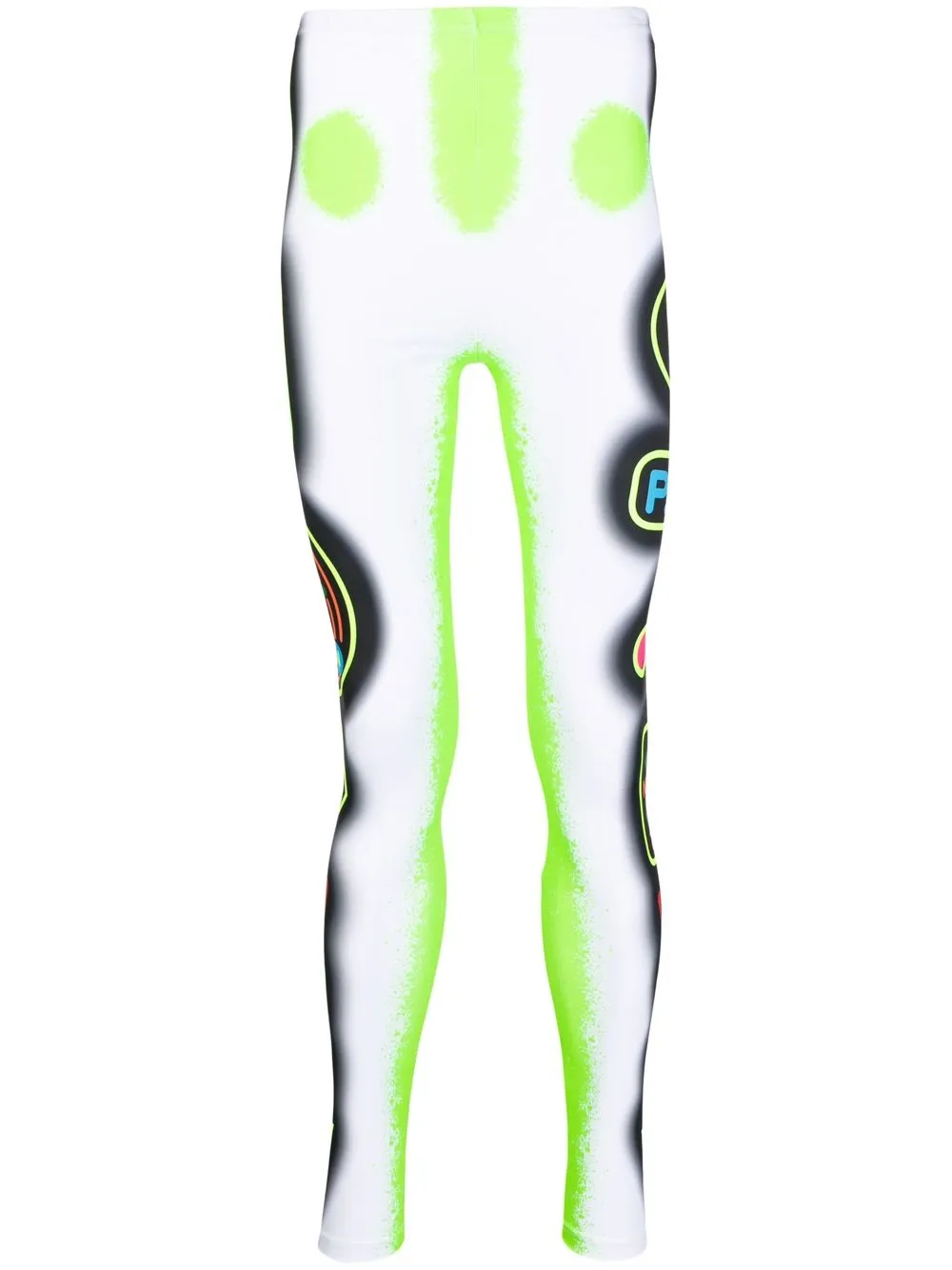 

Walter Van Beirendonck Neon Shadow bike leggings - Multicolour