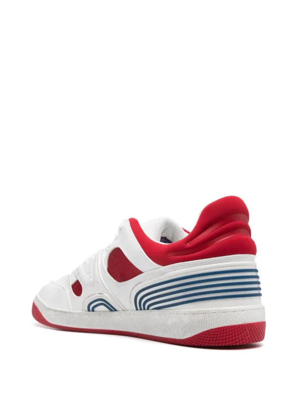 Gucci Basket Sneakers | White | FARFETCH