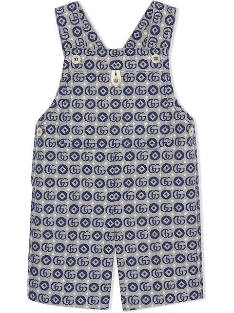 Gucci Kids GG logo-print romper