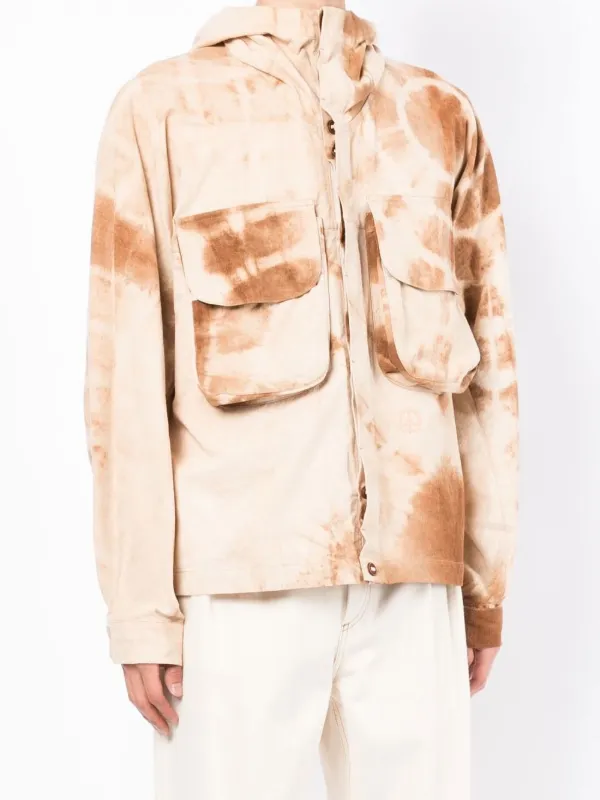 STORY mfg. Forager tie-dye Hooded Jacket - Farfetch