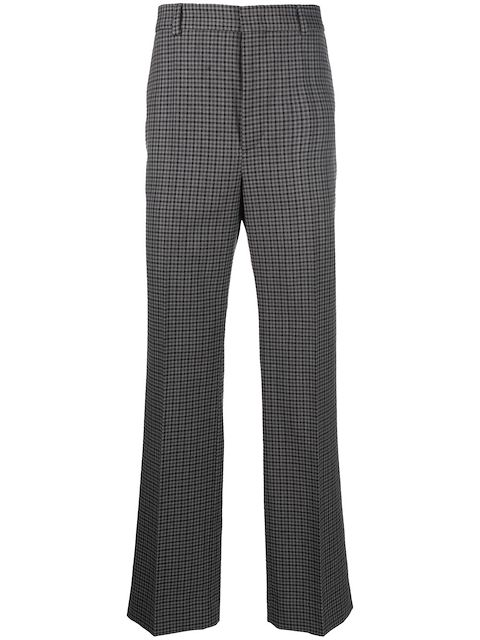 Valentino checked tailored trousers