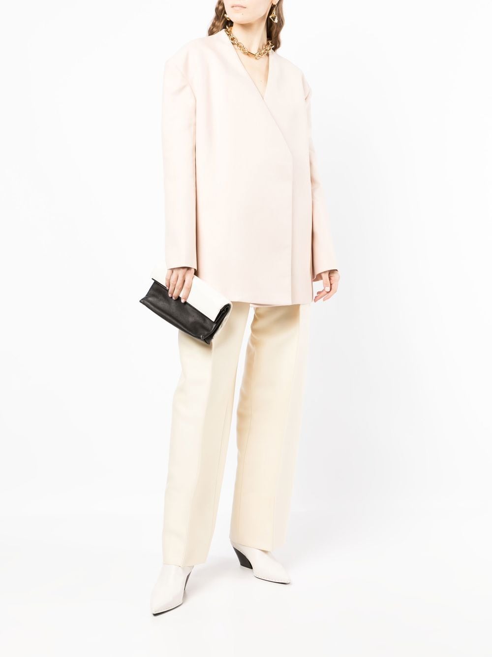 Jil Sander Getailleerde blazer - Roze