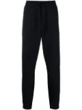 Vince drawstring-waist cotton track pants - Blue
