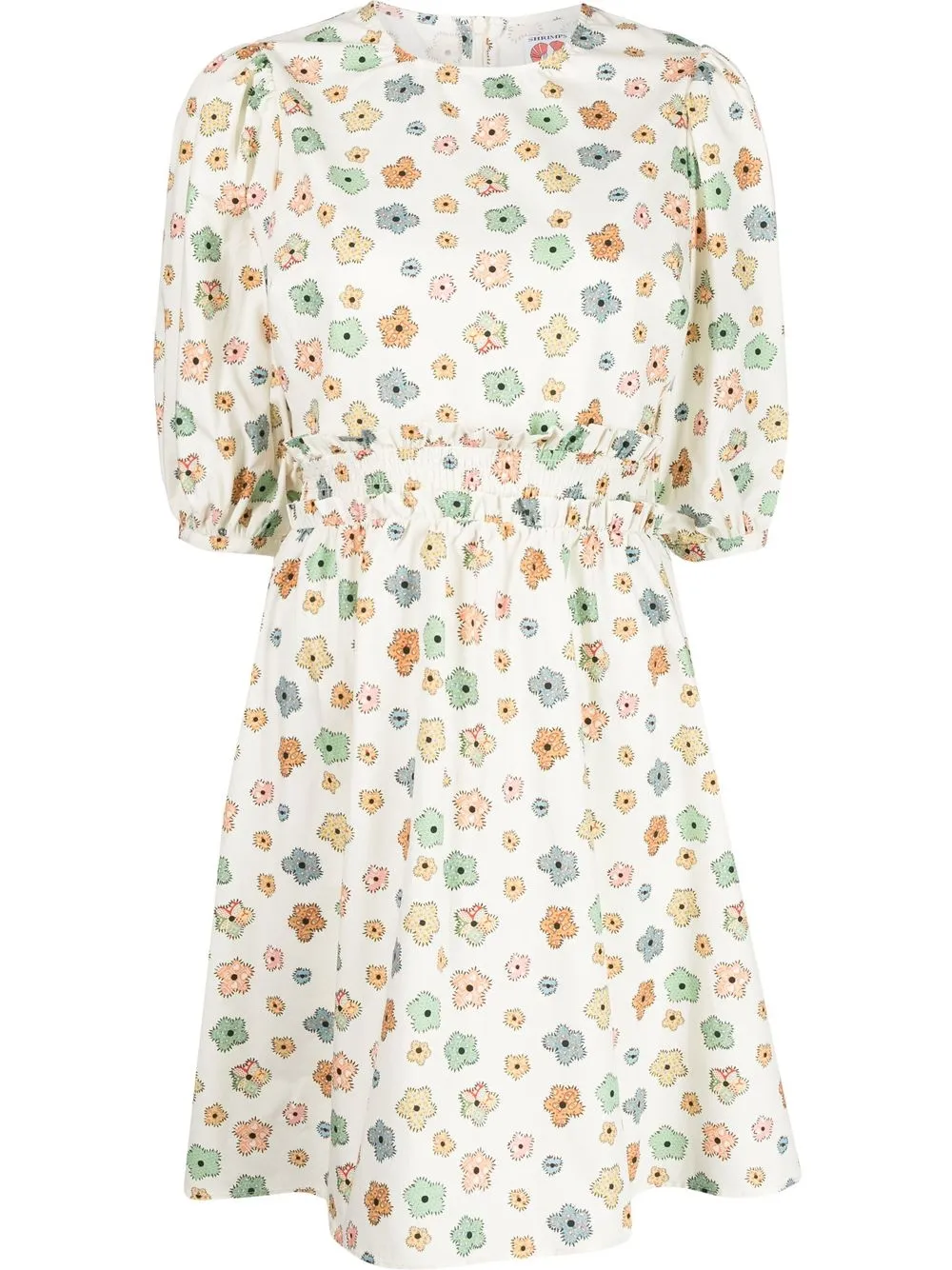 

Shrimps vestido Ren con estampado floral - Blanco