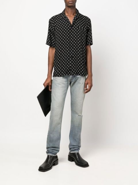 Saint Laurent Polka Dot Shirt, $750, farfetch.com