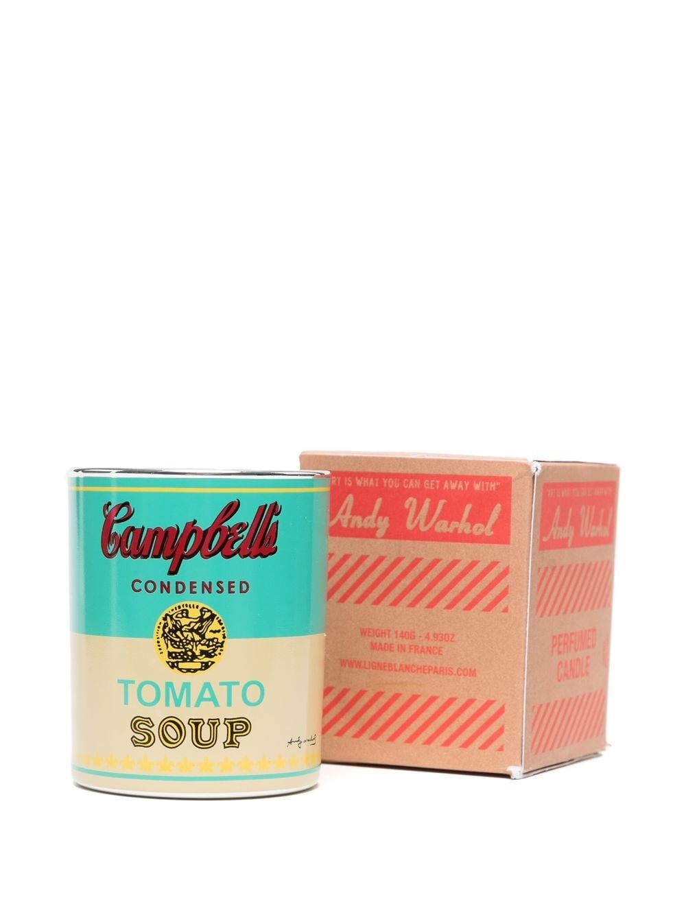 Ligne Blanche x Andy Warhol 'Campbell' kaars (140g) - Blauw