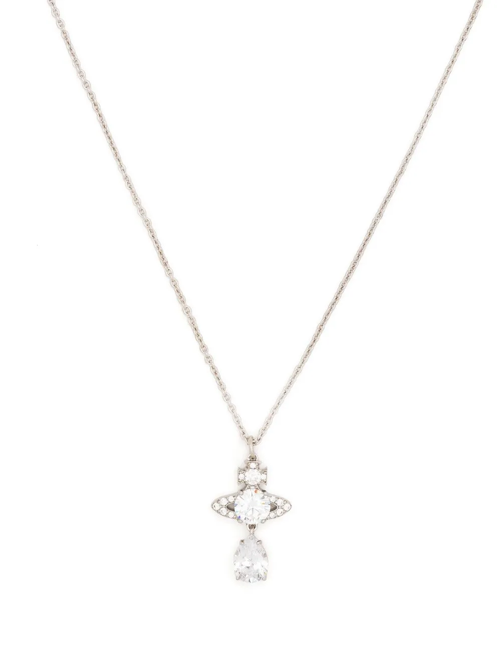 

Vivienne Westwood collar con dije Orb - Plateado