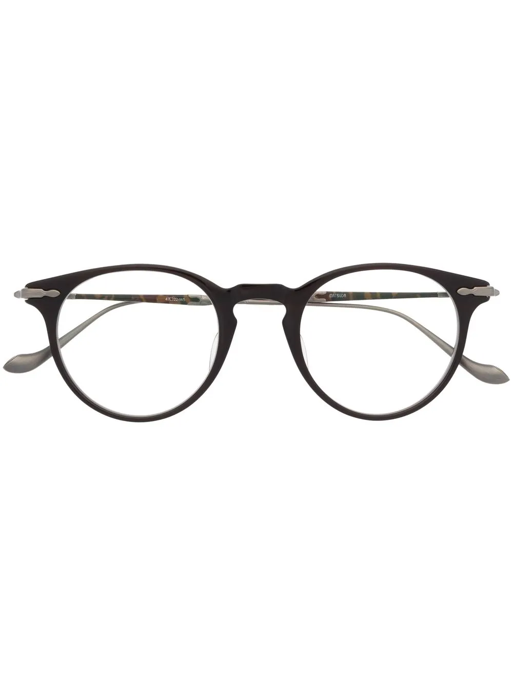 

Matsuda lentes con armazón redonda - Negro