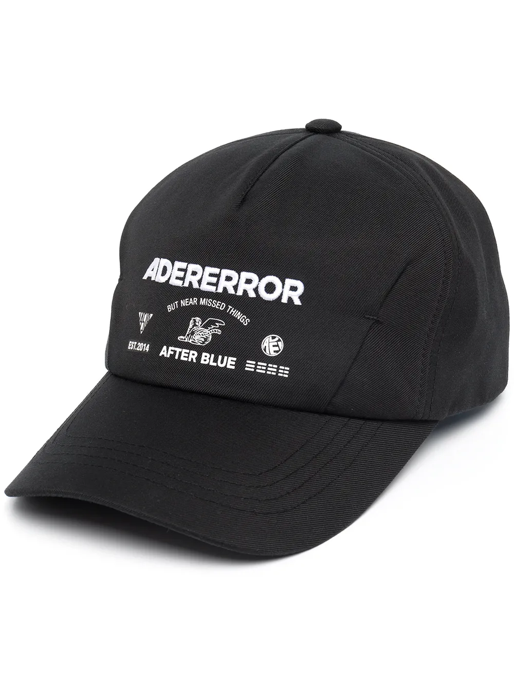 

Ader Error logo embroidered cap - Black