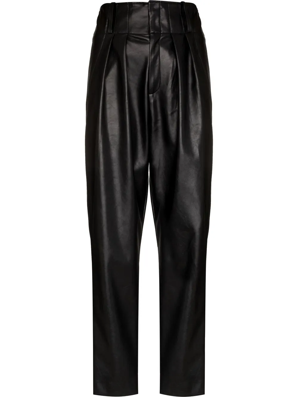 

ANOUKI vegan leather trousers - Black