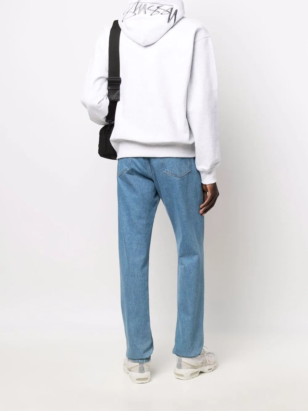 Stüssy Hoodie met geborduurd logo - Wit