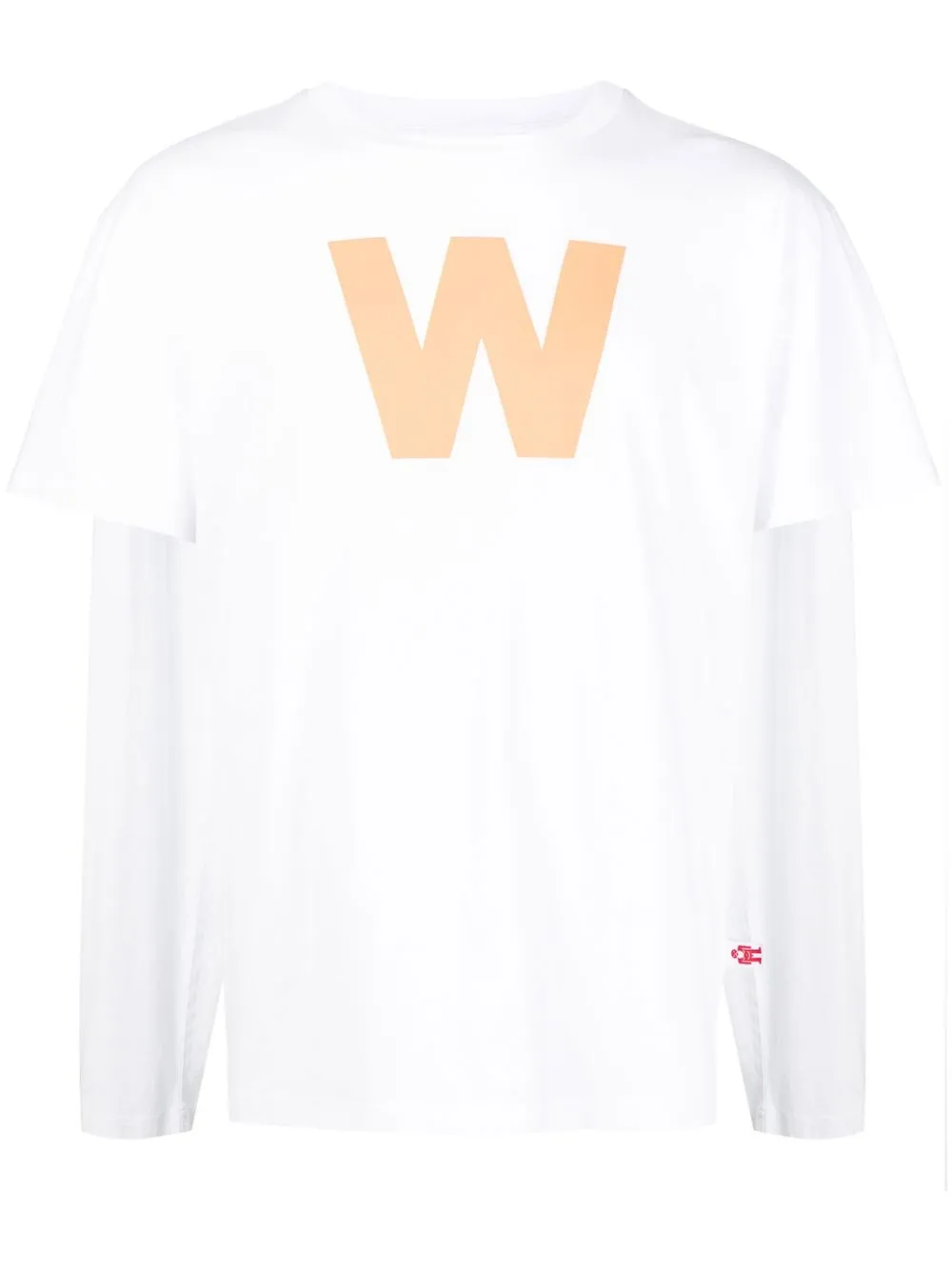 

Walter Van Beirendonck playera W-Sleeves - Blanco