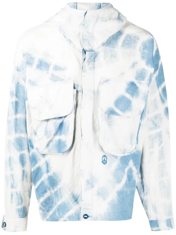 STORY mfg. Forager tie-dye Hooded Jacket - Farfetch