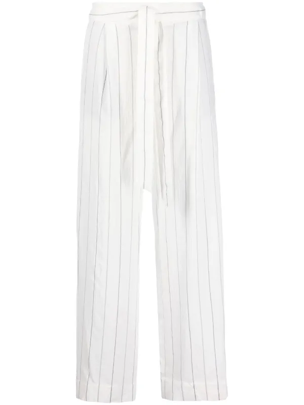 Vince Striped straight-leg Trousers - Farfetch 