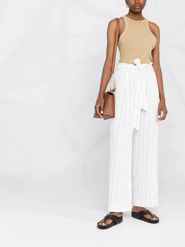 Vince Striped straight-leg Trousers - Farfetch 