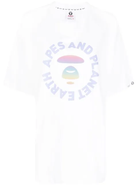 AAPE BY *A BATHING APE® logo print T-shirt