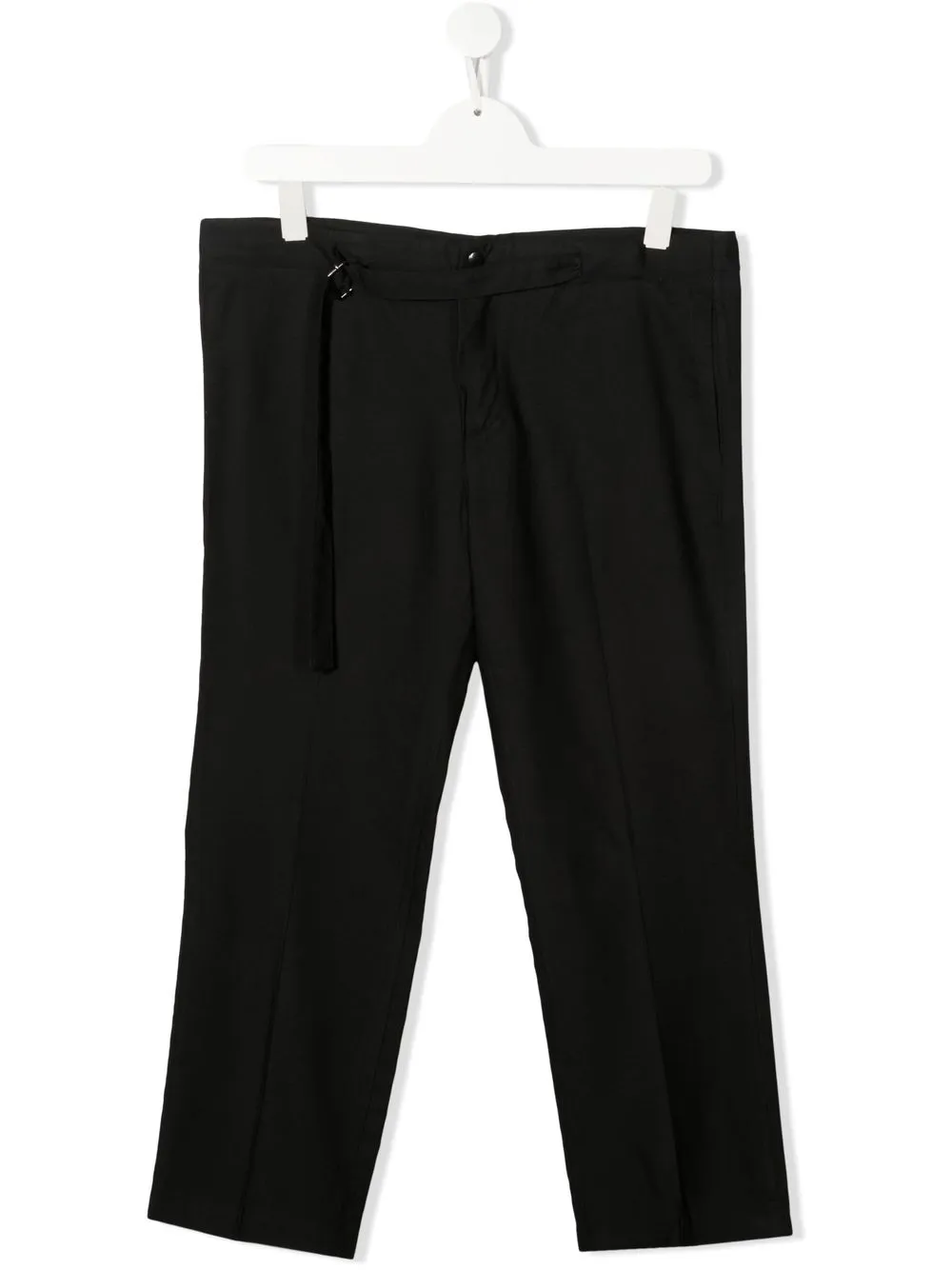 Costumein Teen Belted Straight Trousers In Black