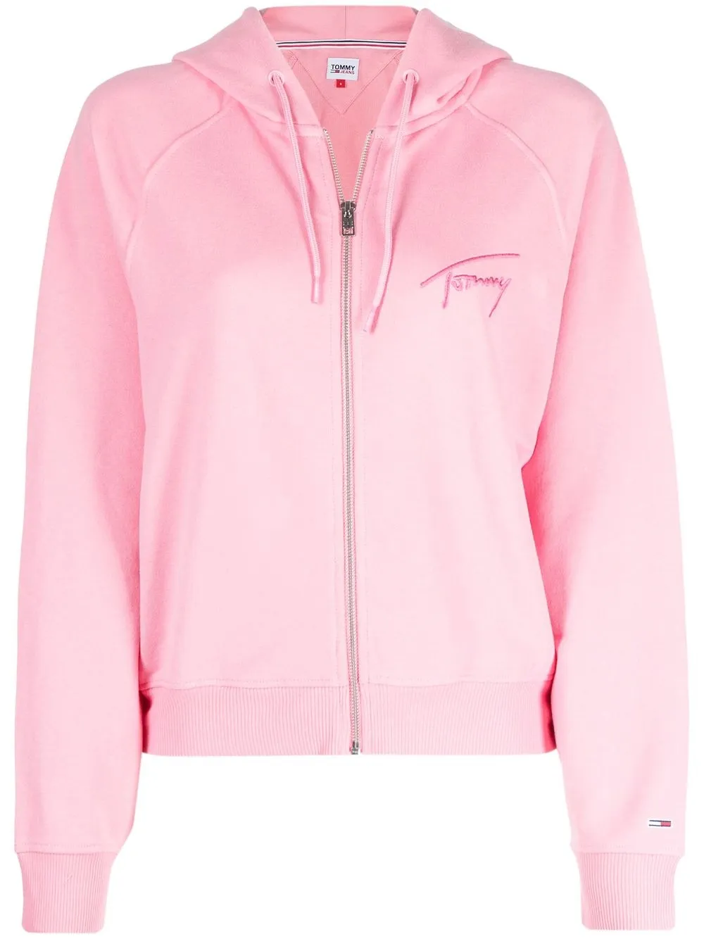 

Tommy Jeans hoodie con logo bordado - Rosado