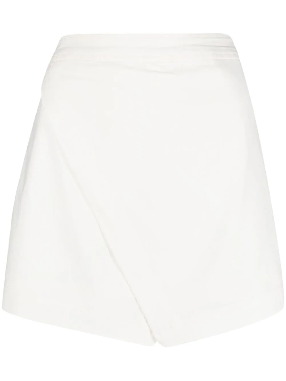 

Cult Gaia shorts de tiro alto - Blanco