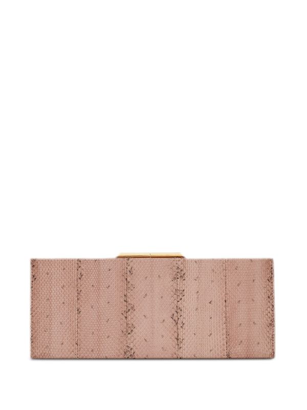 Ysl pink deals snakeskin bag