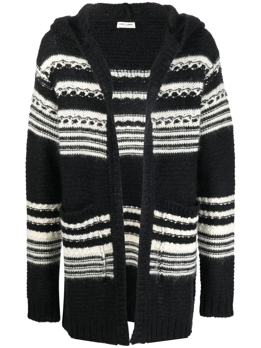 Image 1 of Saint Laurent Baja striped cardigan