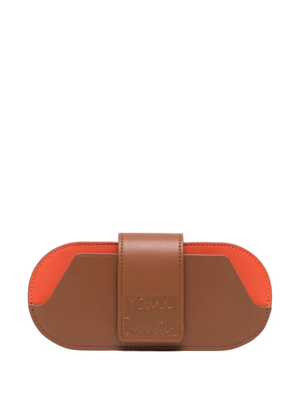 

Paul Smith two-tone leather note wallet - Brown