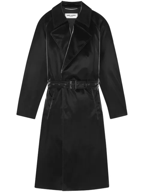 Saint Laurent belted trench coat