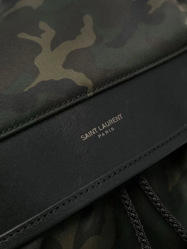 Saint Laurent Hunt camouflage-print Backpack - Farfetch