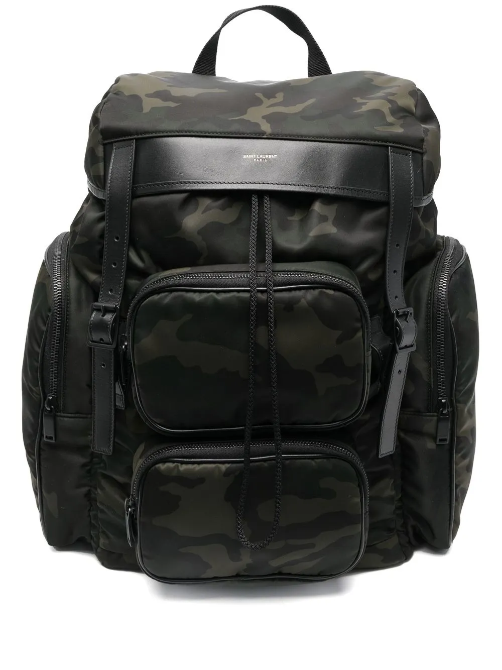 SAINT LAURENT HUNT CAMOUFLAGE-PRINT BACKPACK