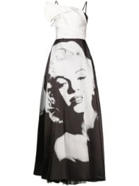 ＜Farfetch＞ Isabel Sanchis Marilyn Monroe イブニングドレス - ブラック画像