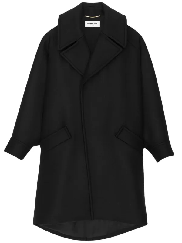 Oversized wool coat top