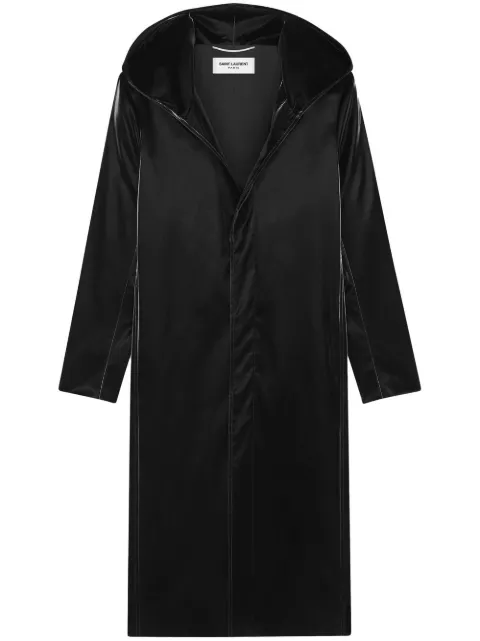 Saint Laurent Manteu hooded coat