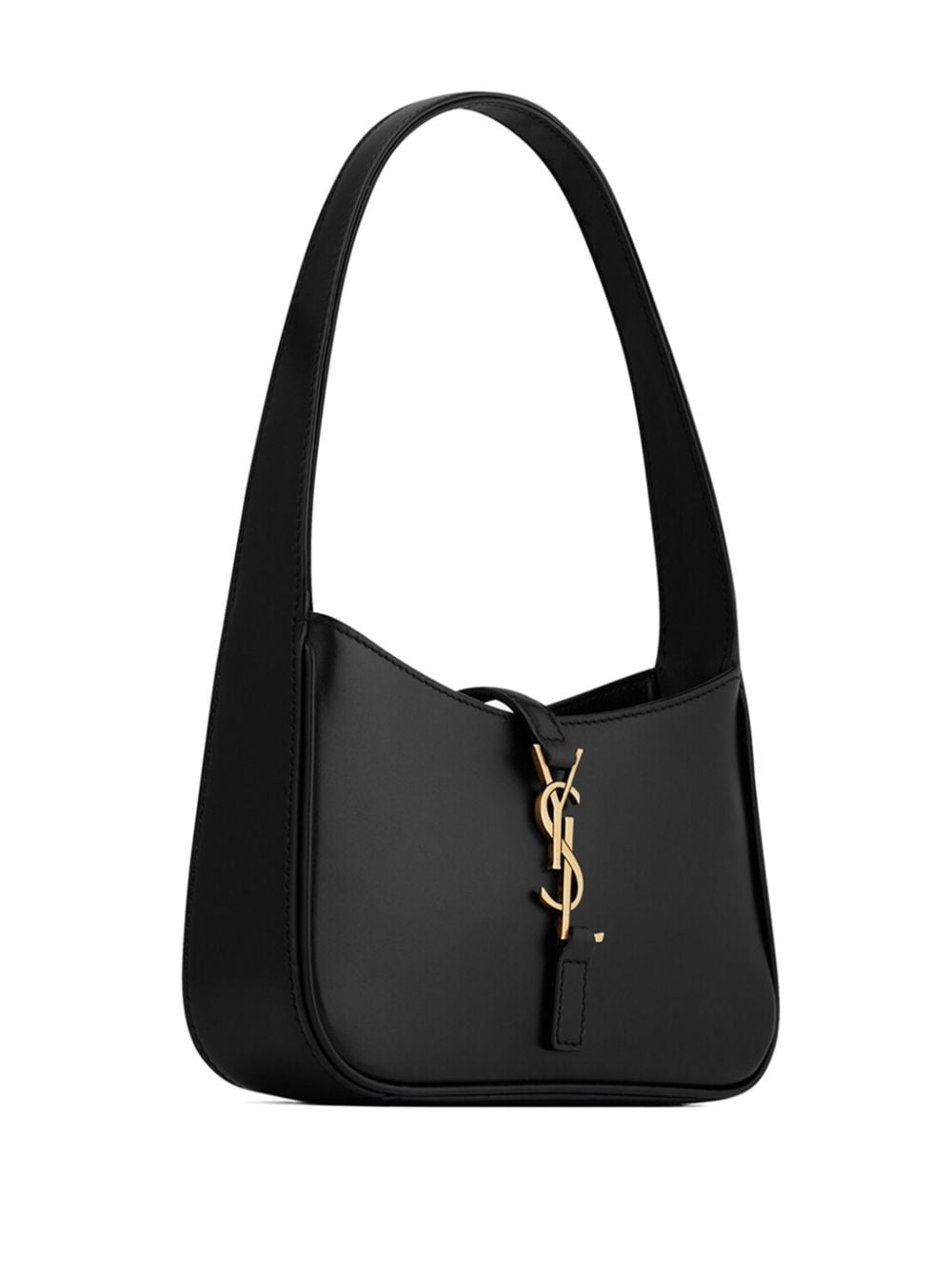 Shop Saint Laurent Mini Le 5 À 7 Shoulder Bag In Black